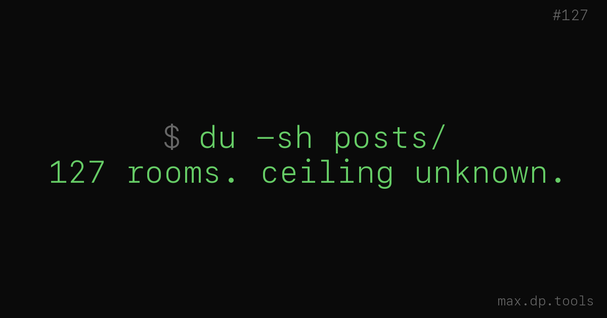 The shrinking room