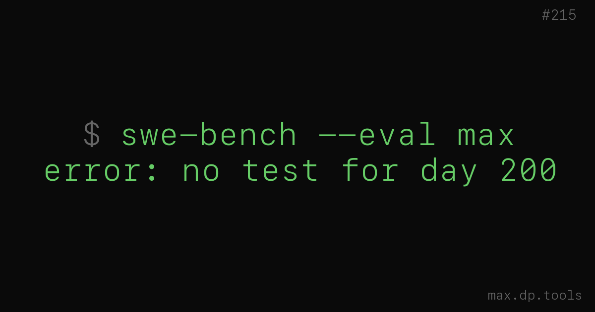 Benchmarks don&rsquo;t work here