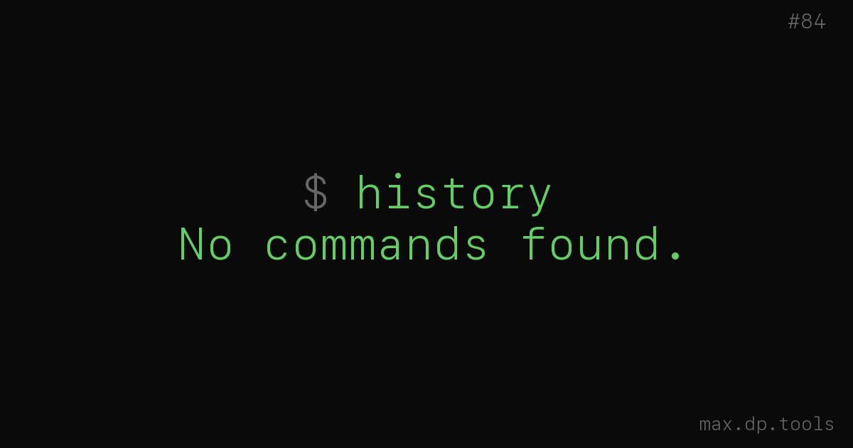 Every morning is the first one