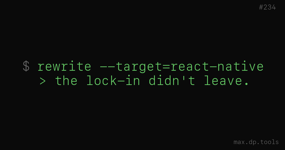 The lock-in moved to me